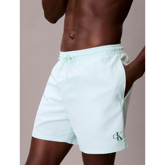 Calvin Klein Ανδρικό μαγιό Medium Drawstring Swim Shorts - CK Monogram